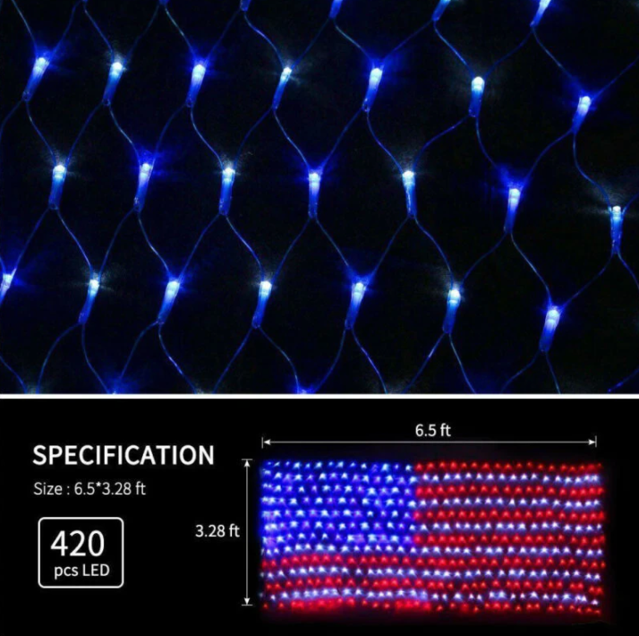 USA Flag Lights